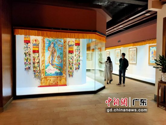 80余幅国家级非遗大师唐卡作品东莞展出_民俗_手机中国西藏网