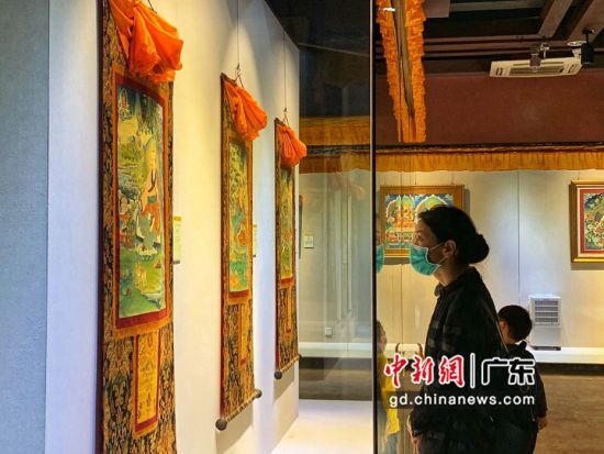 80余幅国家级非遗大师唐卡作品东莞展出_民俗_手机中国西藏网