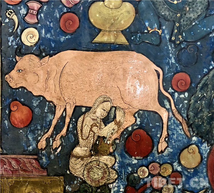 对于世俗生活的纪实性记录,是古格时期壁画的一大贡献.