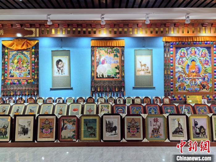 青海海南千年藏绣:远看一幅画近看是丝线